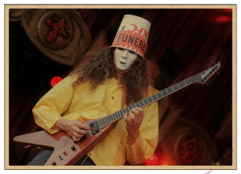 Buckethead бочки старшего брата гитара Рок музыка искусства ретро винтажный постер из