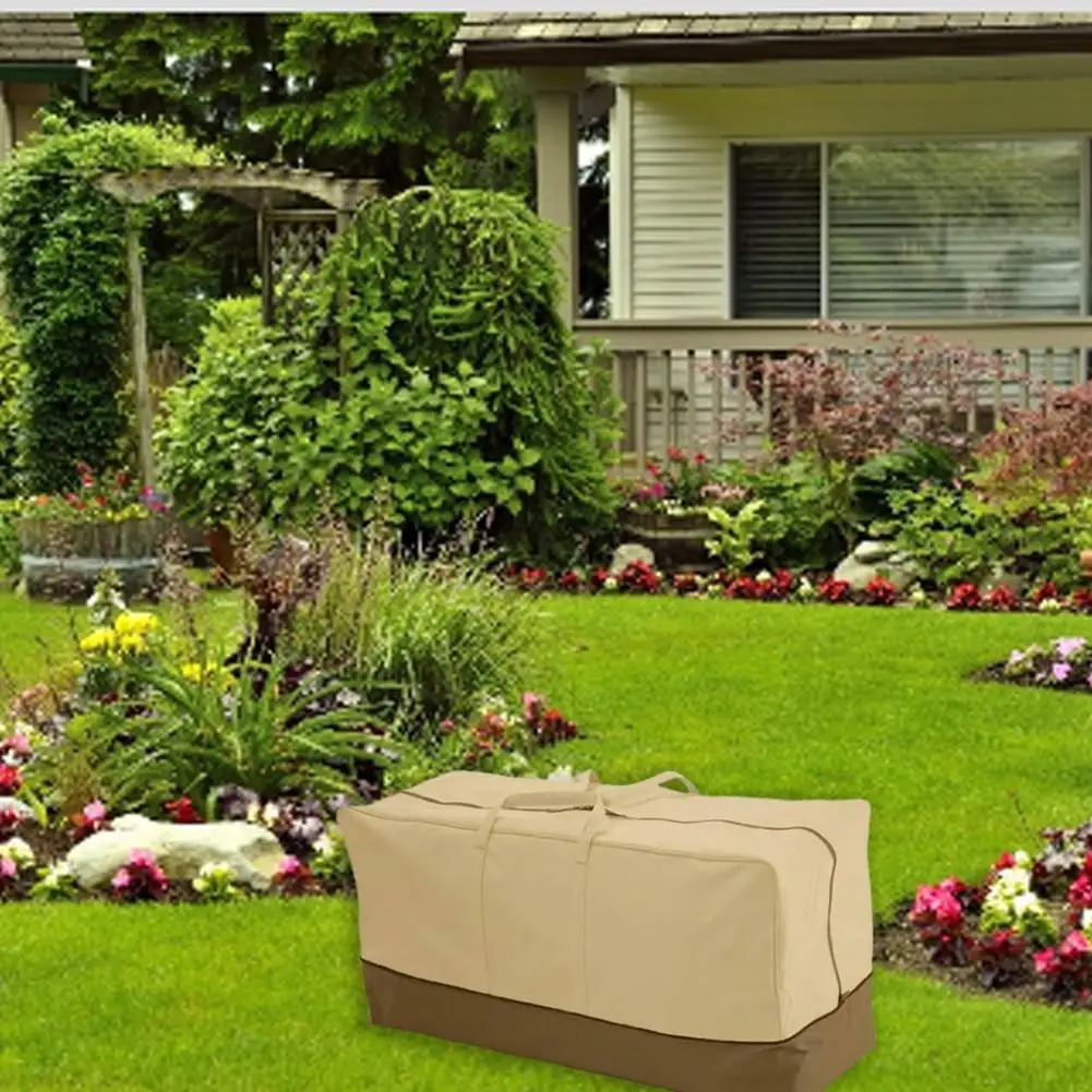 Outdoor Furniture Cushion Storage Bag Waterproof UV Protection Home Multi-Function Large Capacity Sundries Finishing Container | Дом и сад