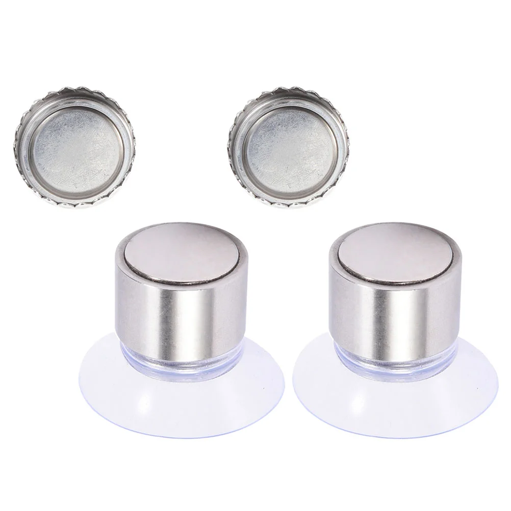 

2 Sets of Magnetic Soap Holders Soap Organizer Punch Free Soap Suction Rack