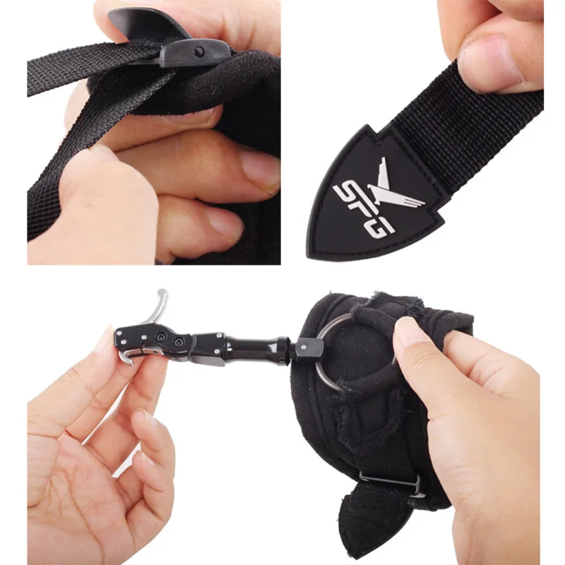 Браслет для стрельбы из лука с крючком и поворотом на 360 °|Перчатки охоты| |