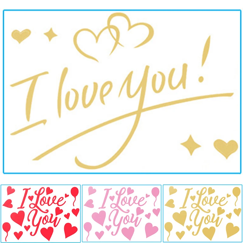 Я люблю тебя свадебные наклейки на воздушные шары украшения для свадебной