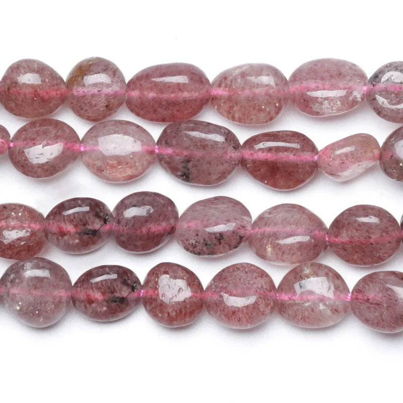 

Deep Strawberry Crystal Natural Amorphous Jewelry Loose Beads 6x8MM 8x10MM Suitable For Jewelry Making DIY Bracelet Necklace