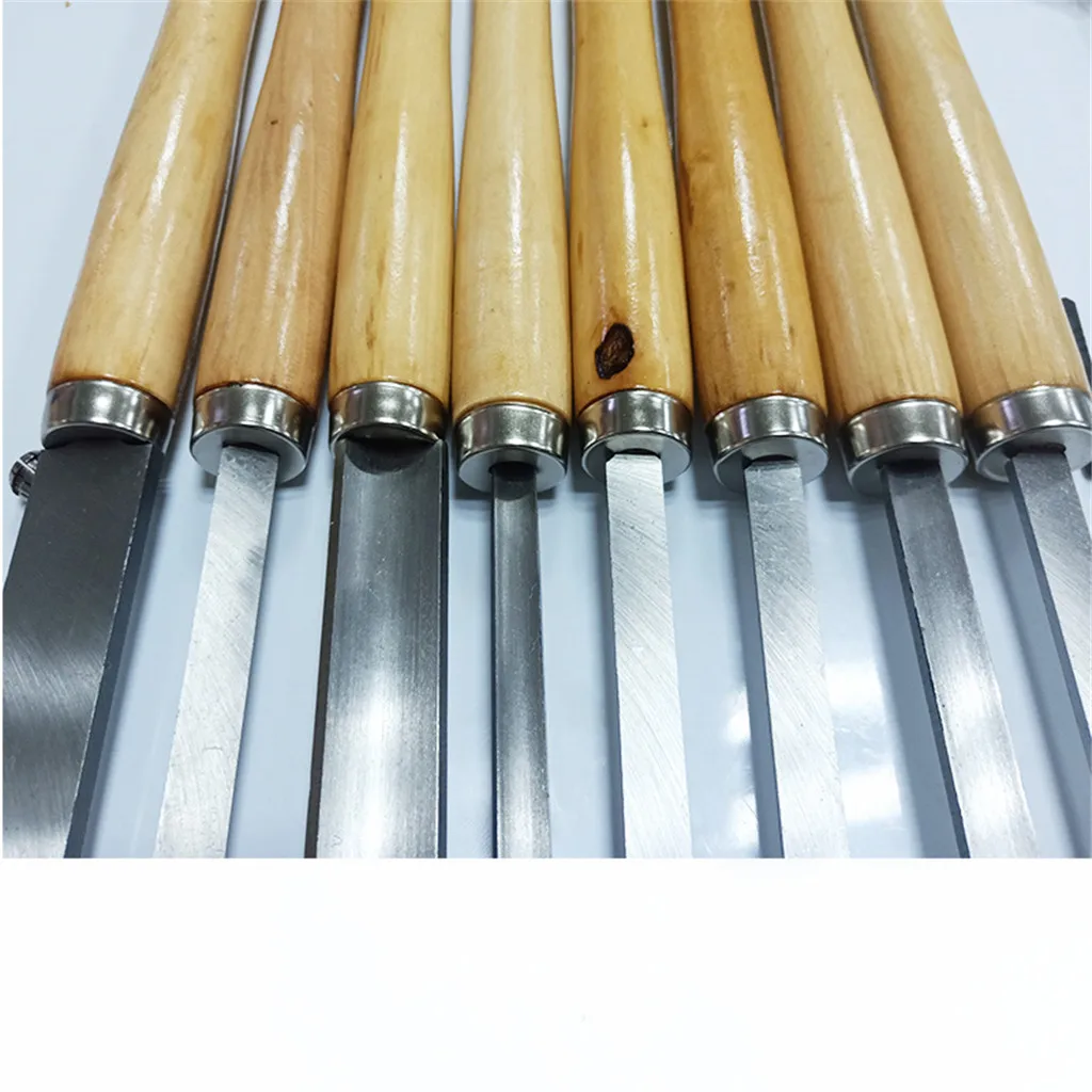 Lathe Chisel Set 8 Piece For Basic Wood Cutting Diy Tools And Detailed Woodworking Turning | Инструменты