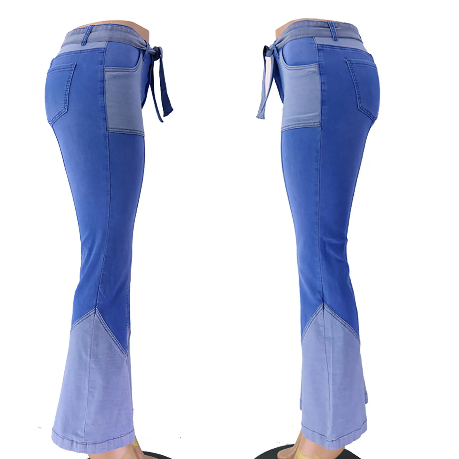 

Warm raised hip High Waist Wide Leg Jeans 2021 new winter pants, pocket decoration slim pants pantalon femme SAGACE
