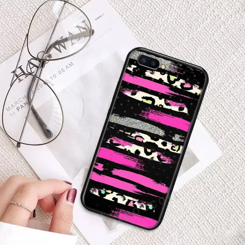

Leopard Series color fashion Phone Case For OPPO R9 R11 R15 R17 RENO Realme S PLUS Normal 2z 3 5 C2 pro