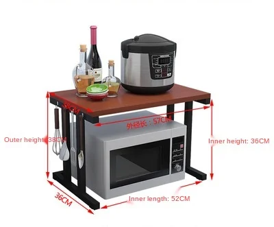 Микроволновые кухонные полки стеллаж для хранения полка духовки двойные