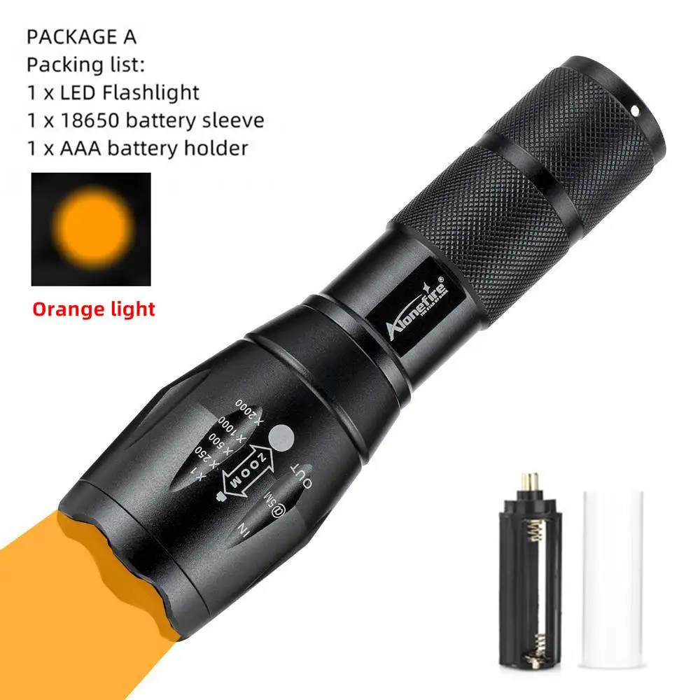 Alonefire E17 оранжевый желтый фонарь 3800 люмен