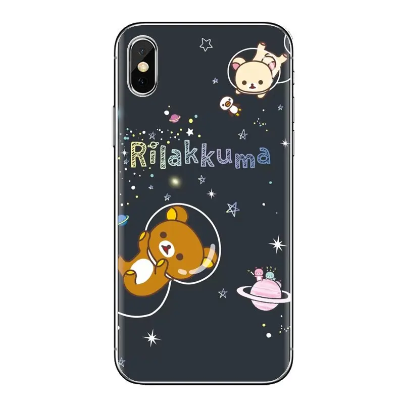 TPU Case Rilakkuma cat wallpaper for phone For iPhone XS Max XR X 4 4S 5 5S 5C SE 6 6S 7 8 Plus Samsung Galaxy J1 J3 J5 J7 A3 A5 |