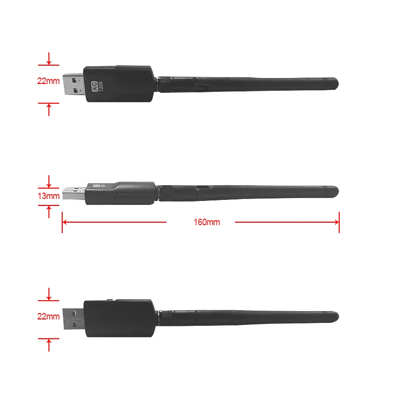 Wi-Fi ,  2, 4  5  802.11AC 1200 / USB3.0 Wifi   RTL8812BU,