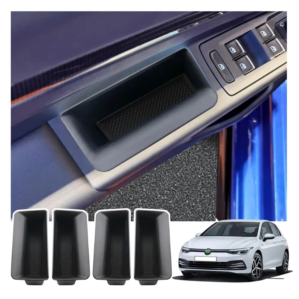 

LFOTPP баррель для хранения дверей для Golf MK8 2020 Автомобильная Передняя Задняя дверь поручень Сортировка Коробка для хранения Авто аксессуары д...