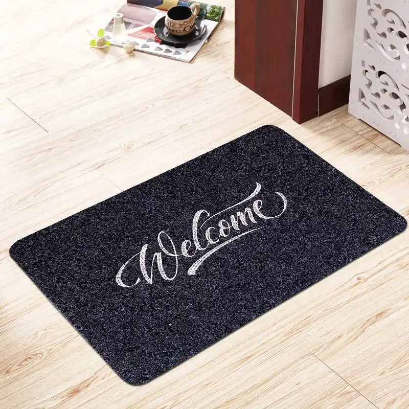 Коврик для входной двери с вышивкой 40x60 см Противоскользящие коврики из