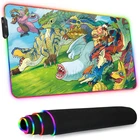 Коврик для мыши Monster Hunter, Rgb, аниме, Valorant, ноутбуки, CuteGenshin Impact, игровые аксессуары, PcGamer, клавиатура, подставка для запястья, Стич