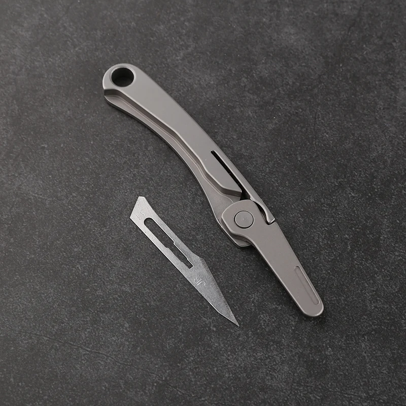 Карманный мини нож из титанового сплава экстренный ключ медицинские складные