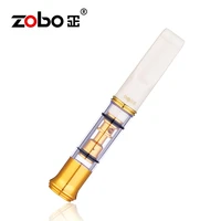 zobo 1pcsset reusable smoking filter pipe tobacco cigarettes reduce tar cigarette holder cleaning container smoking accessories