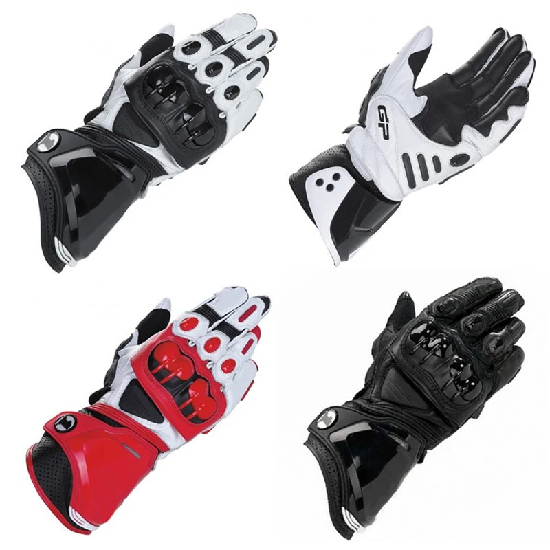 

motorcycle riding racing gloves guantes motocicleta motorcycle gant long moto Full Finger Motorbike leather motociclista luva