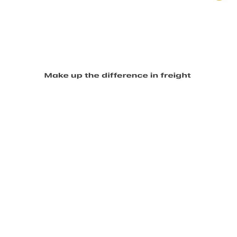 

Additional freight