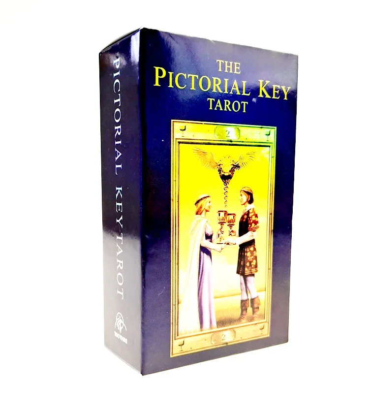 

Карточка-ключ с изображением, карточка-Таро для гадания, судьба, колода Таро с руководством на английском PDF, Подарочная настольная игра для ...