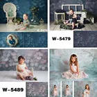 Фон для фотосъемки масляная живопись Цветочные Новорожденные Детский душ Фото фоны день рождения беременность материалы реквизит