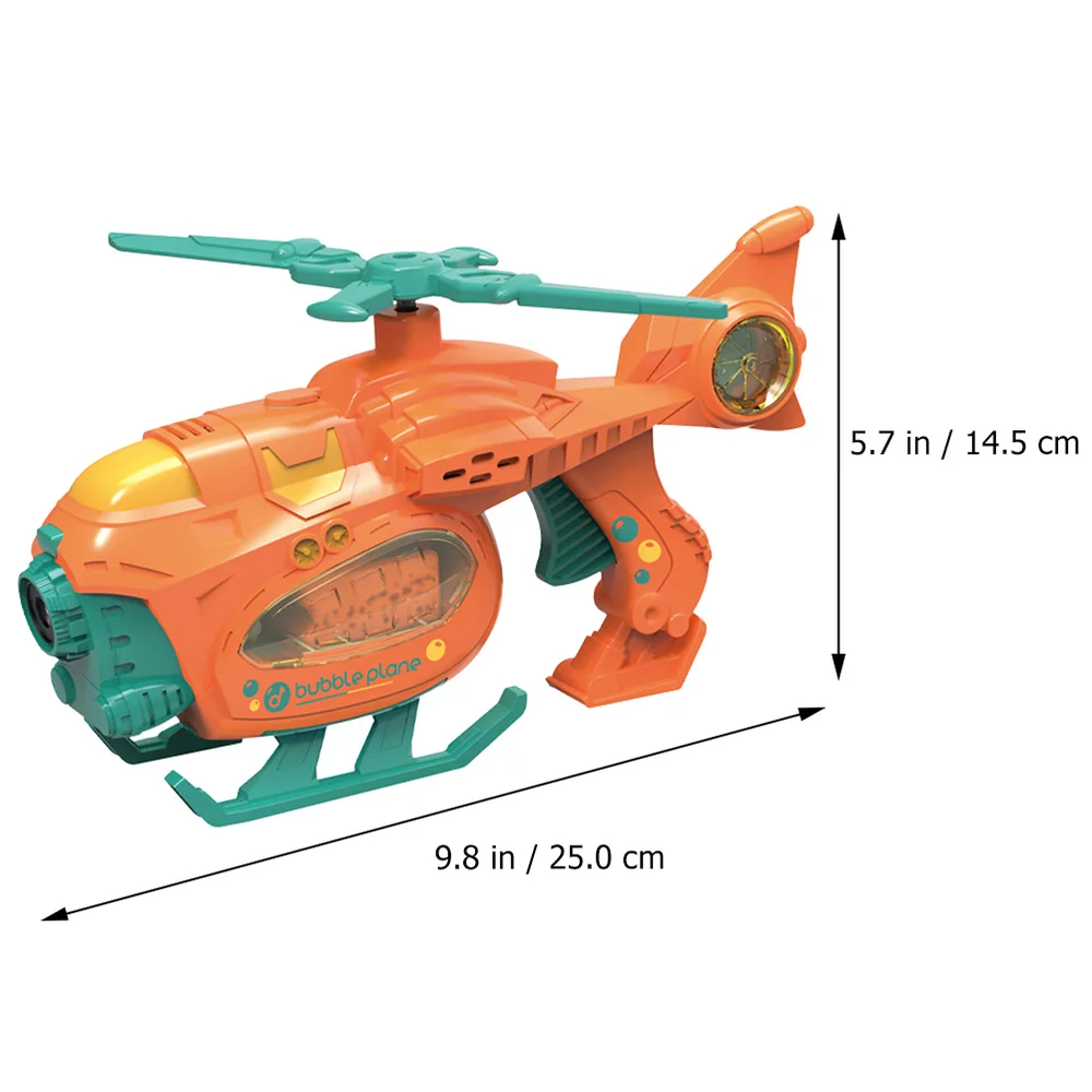

1 Set Electric Helicopter Bubble Machine Cartoon Bubble Maker Battery
