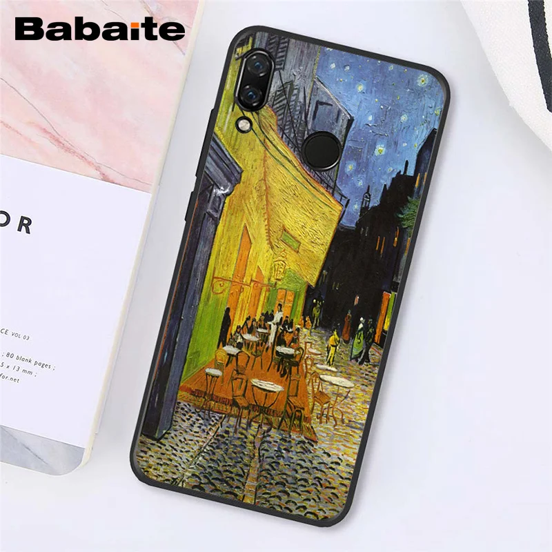 Babaite Kiss Gustav Klimt Ван Гог Звездная ночь звезда чехол для телефона для Xiaomi Redmi8 4X 6A S2 Go Redmi 5 5Plus Note4 5 7 Note8Pro