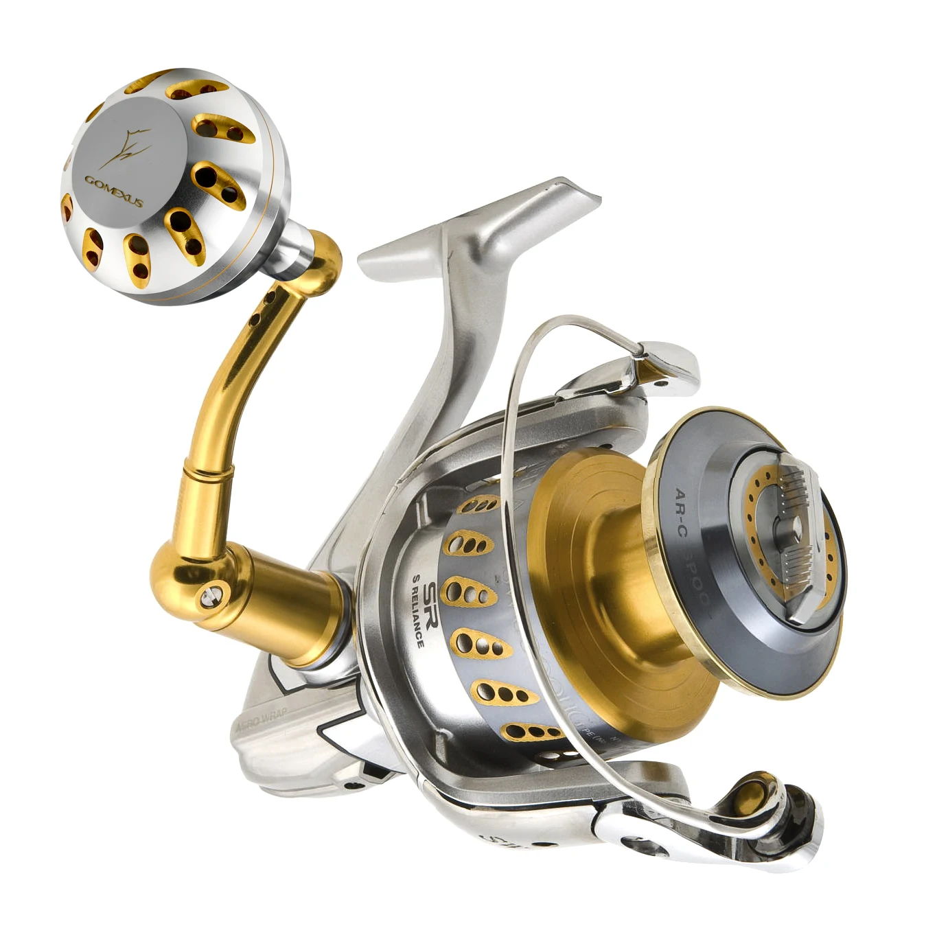 Gomexus Мощность ручка 45 мм для катушка Shimano Ручка B Stella SW катушка для удочки SALTWATER установлен непосредственно