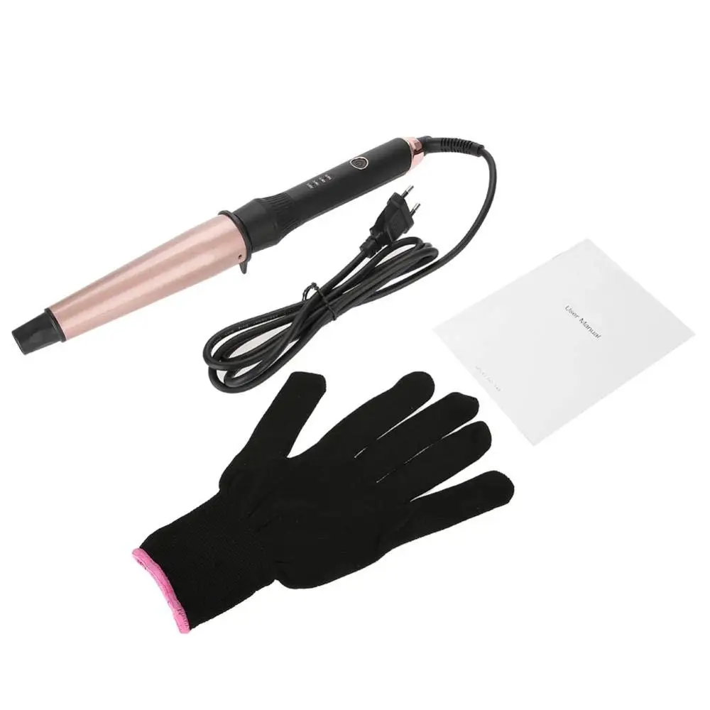 

New Hair Curler for Beach Waves Tourmaline Ceramic wand Curling Iron with Dual Voltage for Travelling Roller Irons