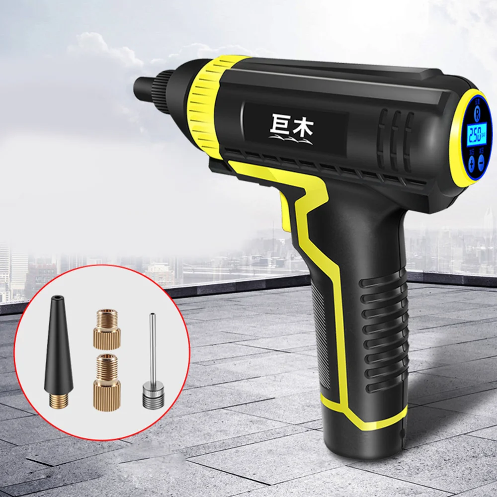 

120W Rechargeable Wireless Portable Air Pump Electric Inflator Handheld Vehicle Car Tire Compressor