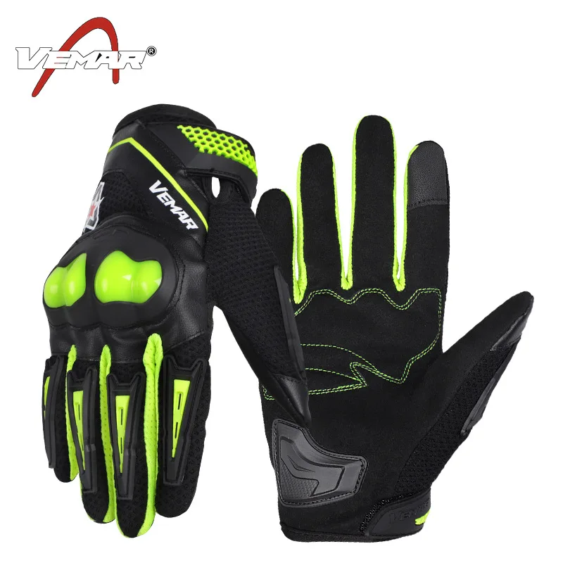 

Men Motorcycle Gloves 3 colors Motorcycle Moto Touch Screen Breathable Racing Riding Motorbike Gloves Guantes Motocross Luvas