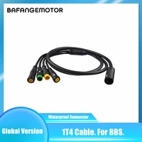 e bike 1t4 cable for bafang bbs01 bbs02 bbshd motor display brake lever throttle connector electric bike accessories 1t4 cable