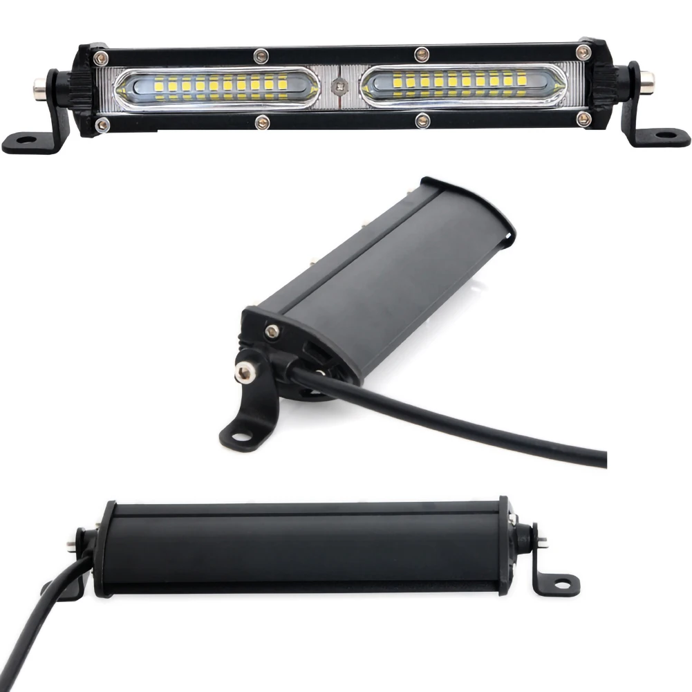 7"/13" LED Work Lights Super Slim Single Row Spotlight Bar 6000K Spot Flood Combo Beam |