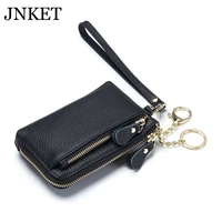 jnket fashion womens cow leather clutch wallet multifunction zipper wallet coins purse card holder wallet billfold