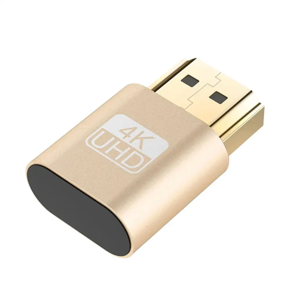 Комплект из 2 предметов 4K совместимому с HDMI DDC EDID разъем VGA виртуальной эмулятор