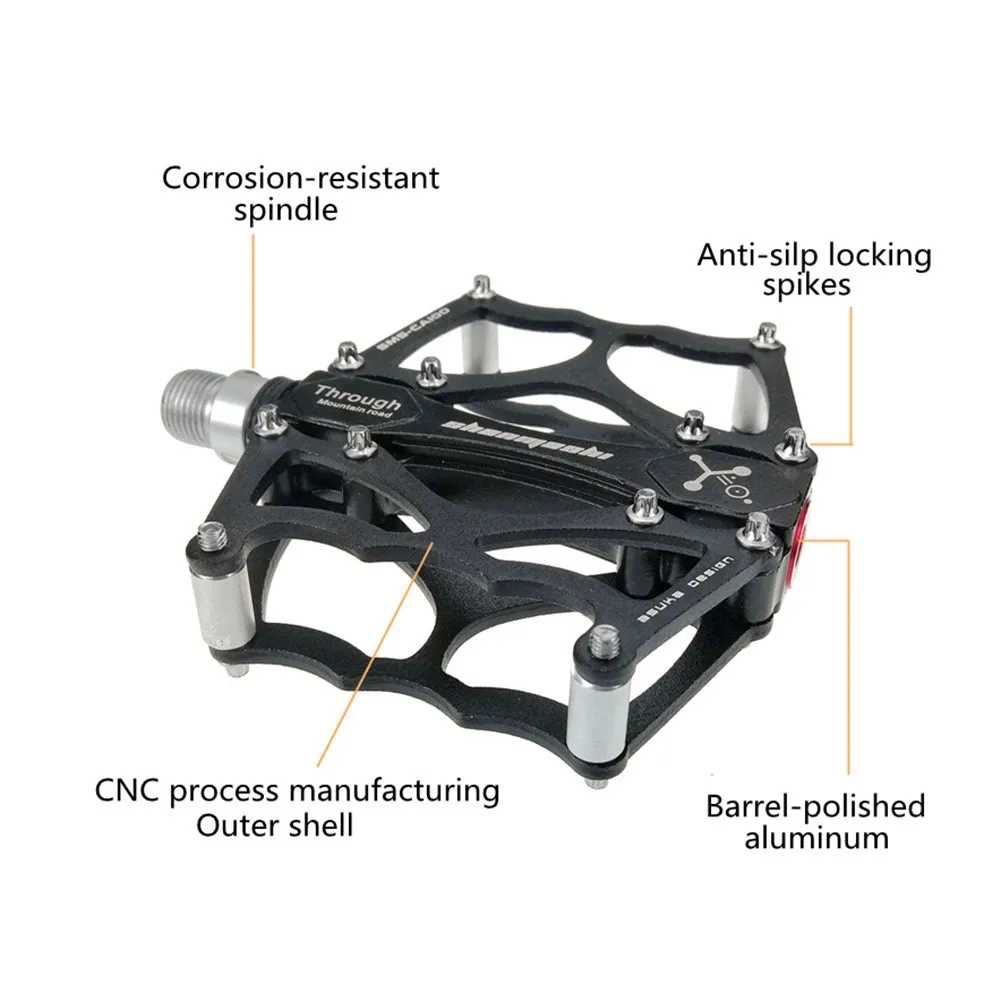 

Mountain Pedals Road A Pair Aluminum Bicycle Bike Cycle Folding Foot MTB