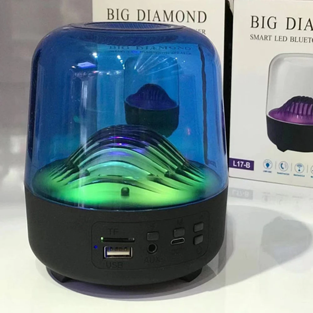 L17-b яркий прозрачный стеклянный Bluetooth-динамик с сабвуфером | Электроника