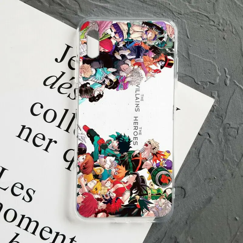 

Hot My Hero Academia Anime Soft Phone Case for iPhone 13 12 11 Pro Max XS 7 8 Plus 6 6S 5 Xmas Gift