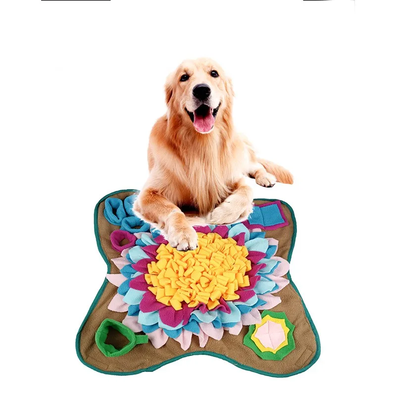 

Pet Cat Dog Sniffing Mat Relieges Ease To Relieve Stress Slow Food Sniffeng Interactive Game Tools Non-slip Detachable Mat