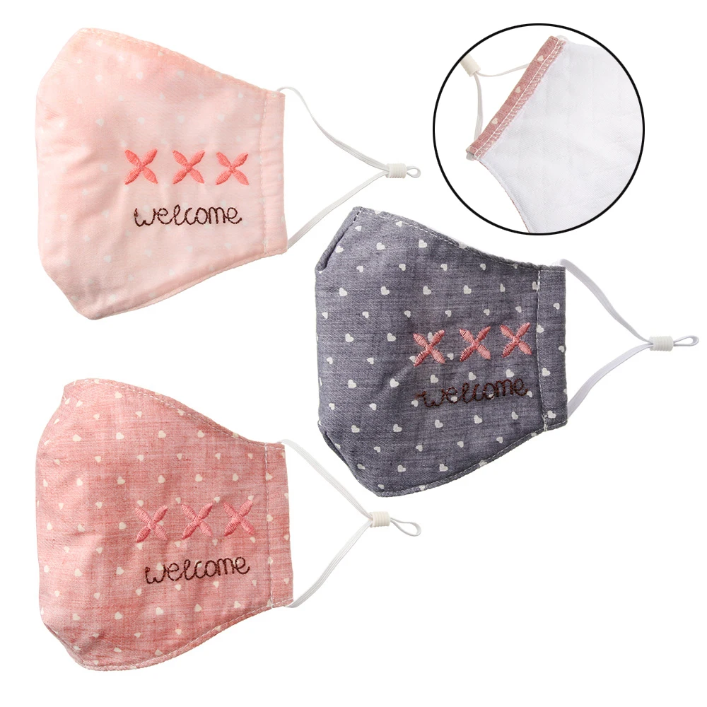 Многоразовая Женская хлопковая маска для губ 1 шт. моющиеся маскарадные маски