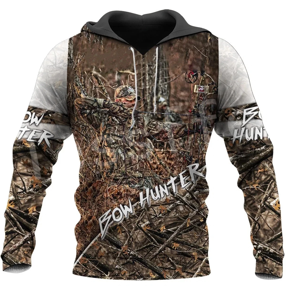

LIASOSO Animal Hunting Deer Reaper Bow Hunter Camo NewFashion Tracksuit Casual 3D Print Zipper/Hoodies/Sweatshirts/Jacket