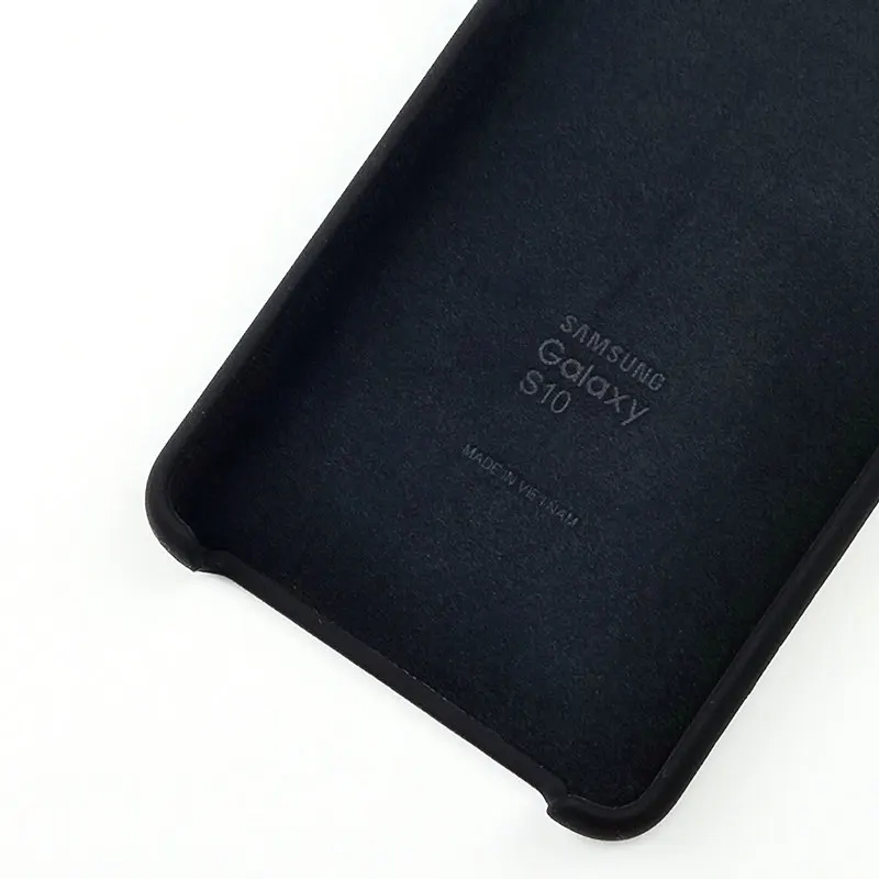 

Original Samsung S10 Case Silky Silicone Cover High Quality Soft-Touch Back Protective Shell For Galaxy S10 PLUS/S10E