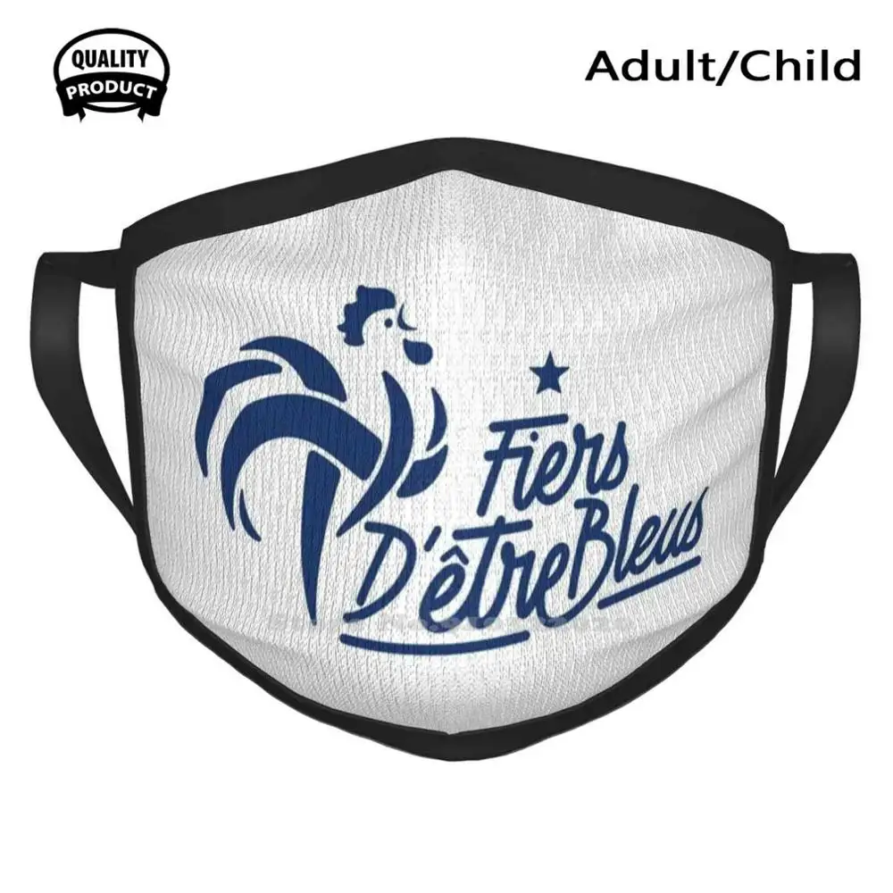 

Гордиться тем, что вы один из Блюз хлопковая дышащая мягкая теплая маска для рта fiersdetreсибири Equipedefrance Football France