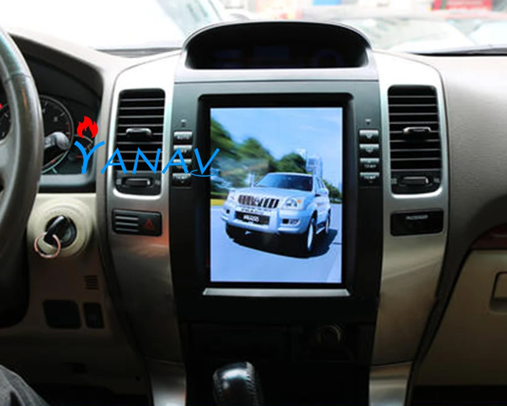 Автомобильный мультимедийный плеер в стиле Tesla для Lexus GX470/для Toyota Prado 2002 2009