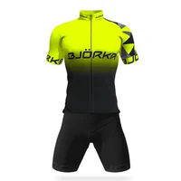 bjorka cycling jersey suit summer men short sleeves bib shorts sets roap ciclismo outdoor sportswear bicycle roadbike clothing