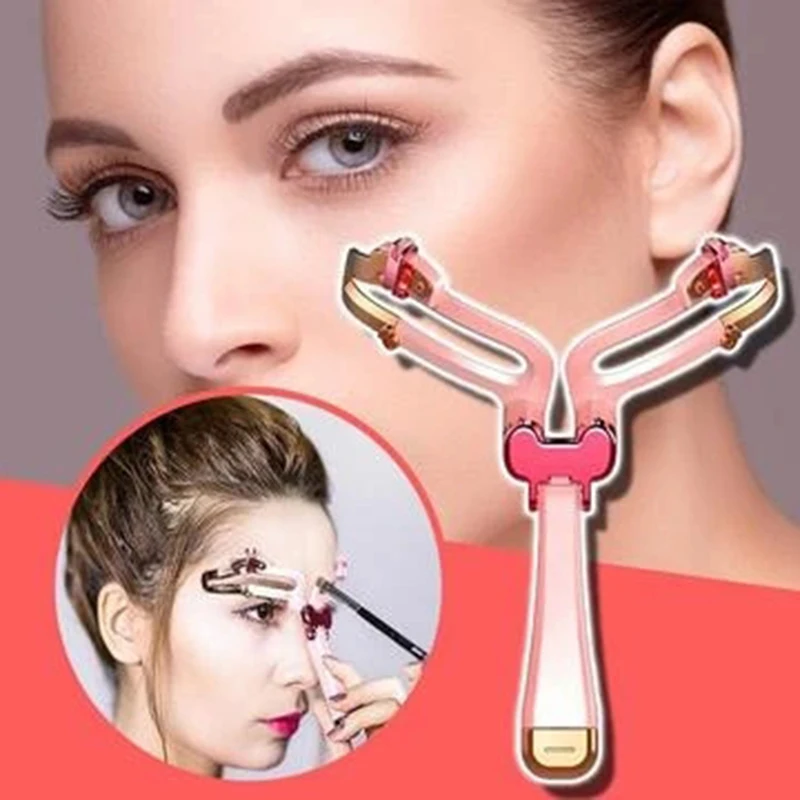 

Adjustable Eyebrow Shapes Stencil Eyebrow Drawing Make up Auxiliary Tool SMJGood