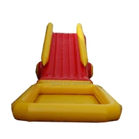 factory customized good quality pvc inflatable pool slide for kids inflatable water slide pool