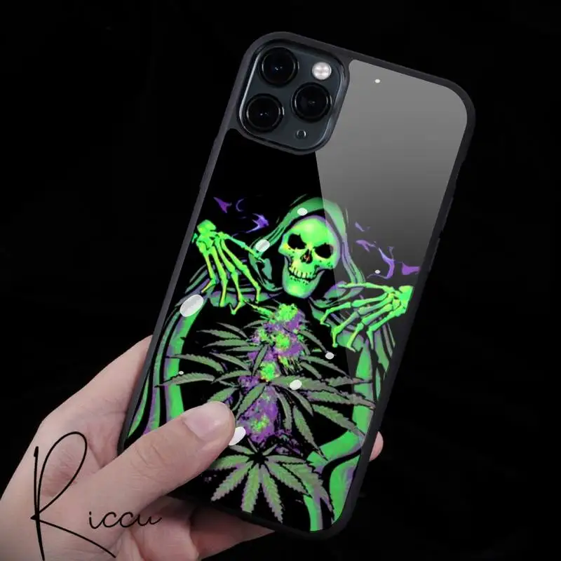 

Dead Sweet Skull Pattern Phone Cases Rubber for iPhone 12 11 Pro Max XS 8 7 6 6S Plus X 5S SE 2020 XR 12 Mini case