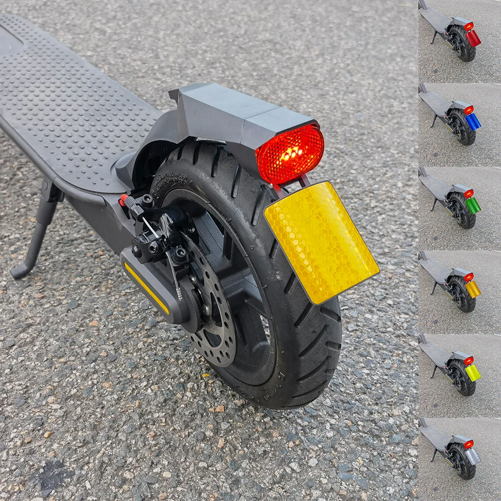 

Reflective Stickers Set Waterproof Front And Rear Wheel Rubber Sticker & License Plate Tape For Xiaomi Mijia Scooter Dropship
