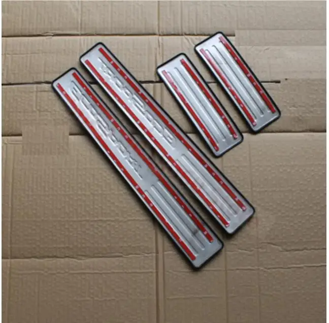 Высокое качество! Так здорово! Нержавеющая сталь порог порога двери Накладка 4 шт