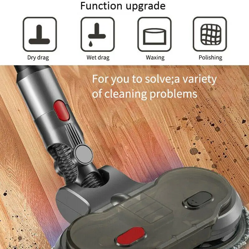 

Mop Brush For Dyson Electric Mopping Vacuum Brush Cleaner for Dyson V7 V8 V10 V11 Replaceable Parts + 10 PCS Mops Water Tank Set
