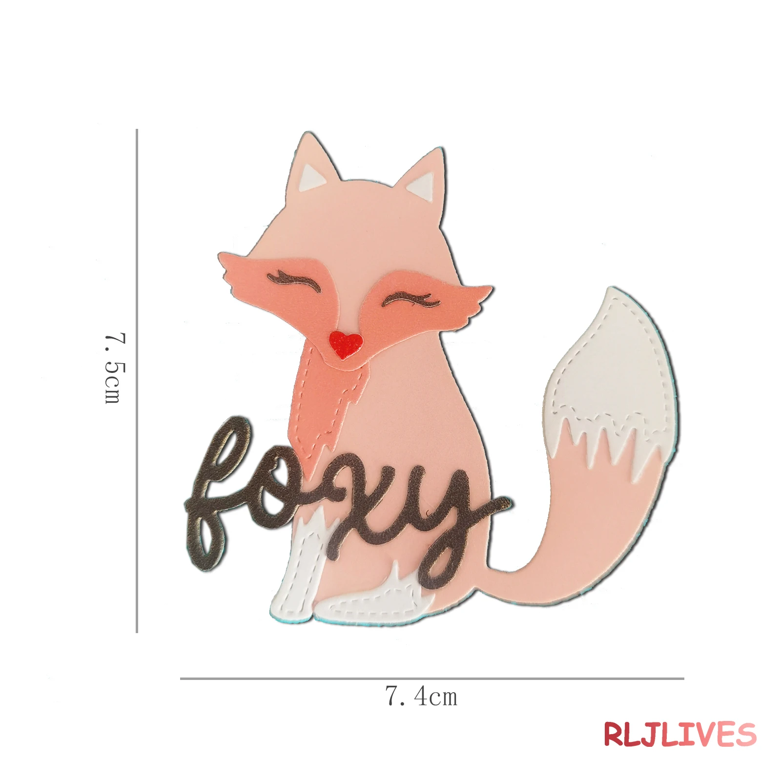 

Металлические Вырубные штампы из лисы, сделай сам, скрапбукинг, карточка, трафарет для бумаги, рукоделие, украшение альбома, руководства