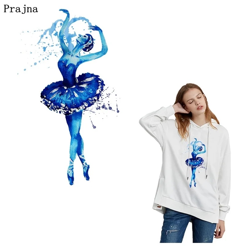 Новинка модные термонаклейки Prajna с надписью балетки на одежду сделай сам для